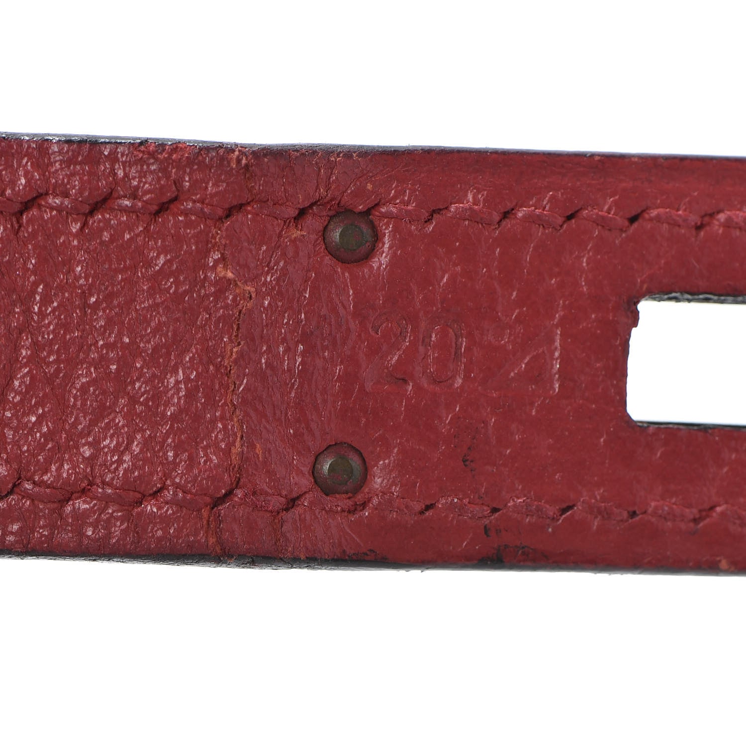 Hermes Ardennes Birkin 35 Rouge Vif 26 of 37