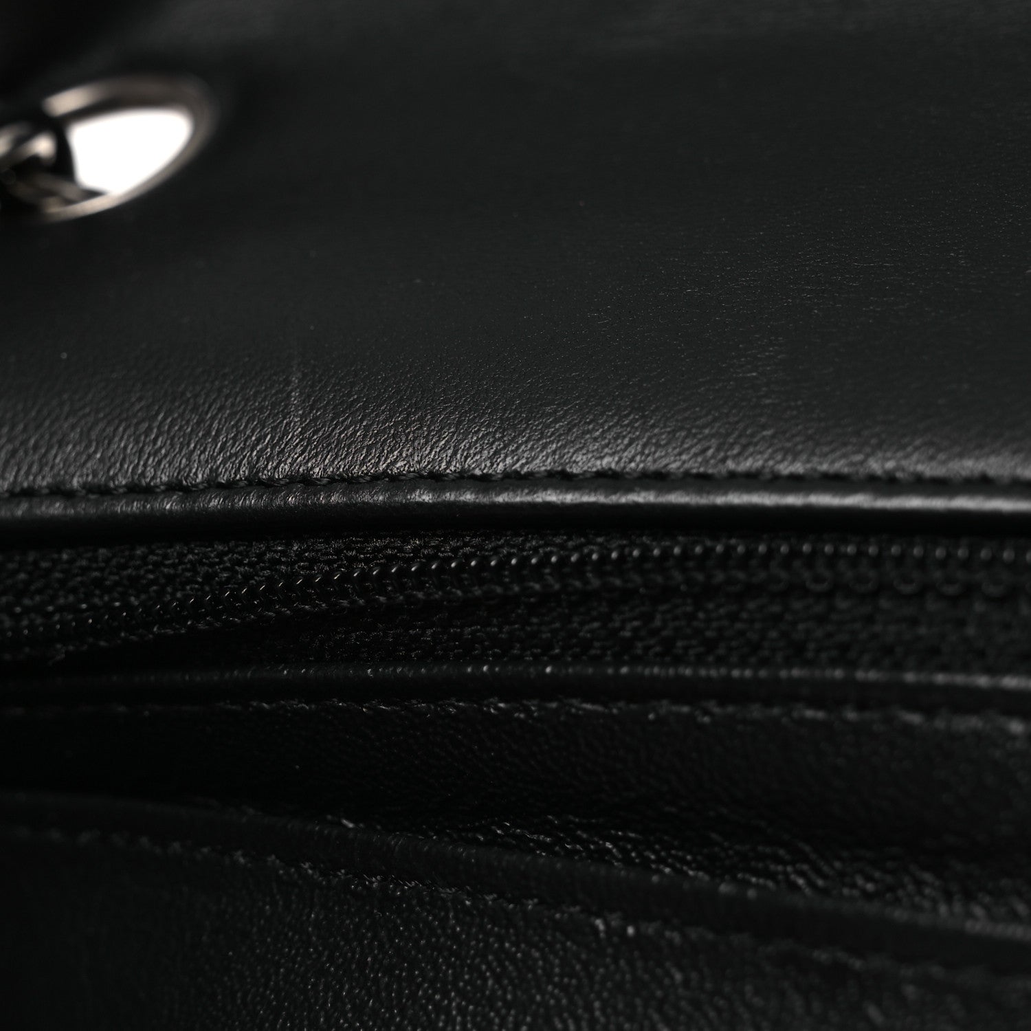 Chanel Lambskin Quilted Mini Rectangular Flap Black 12 of 13