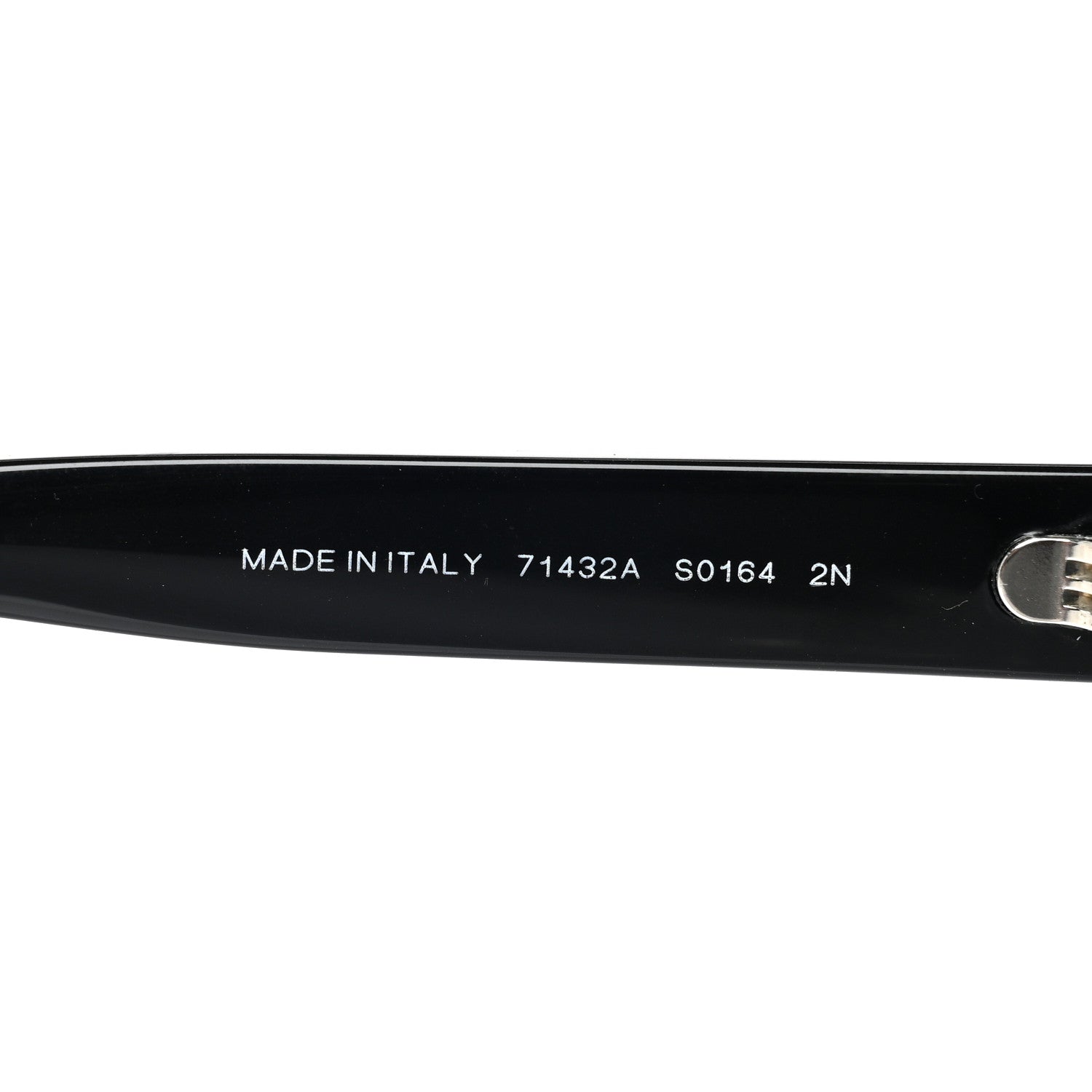 Chanel Crystal CC Shield Sunglasses 71432A Black Silver 6 of 7