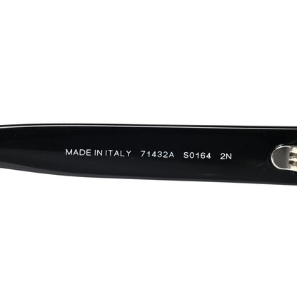 Chanel Crystal CC Shield Sunglasses 71432A Black Silver 6 of 7