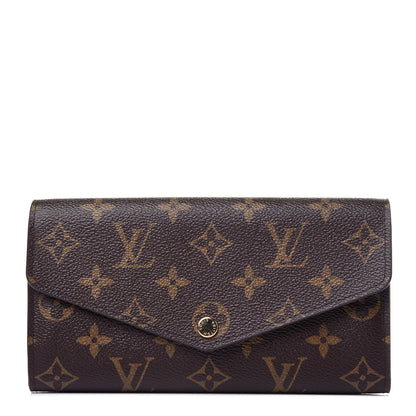 Louis Vuitton Monogram Sarah Wallet NM Rose Ballerine 1 of 9