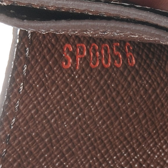Damier Ebene Simple Card Holder