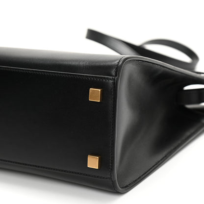 Saint Laurent Calfskin Small Manhattan Shopper Tote Black 9 of 10
