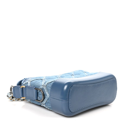 Chanel Denim Calfskin Small Gabrielle Hobo Blue 4 of 10