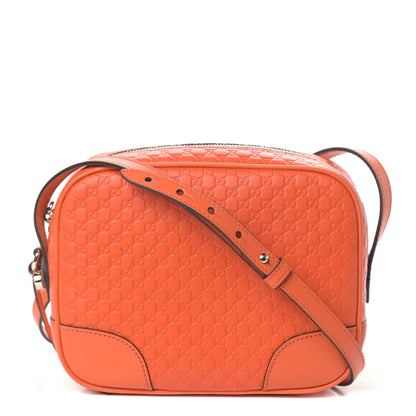Gucci Soft Microguccissima Mini Bree Messenger Bag Sun Orange 1 of 9
