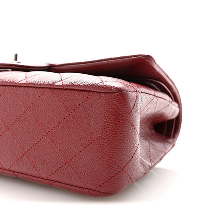 Chanel Caviar Quilted Medium Double Flap Burgundy 10 of 10