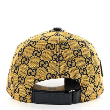 Gucci Monogram Multicolor Retro Interlocking G Baseball Hat L Yellow Blue 3 of 10