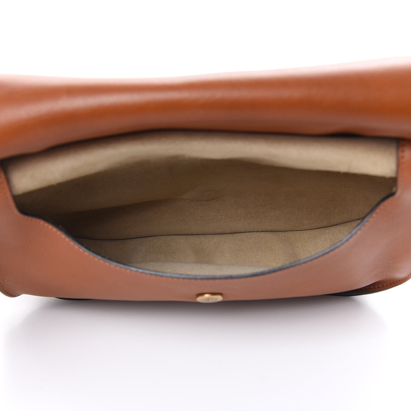 Smooth Calfskin Kurtis Shoulder Bag Caramel