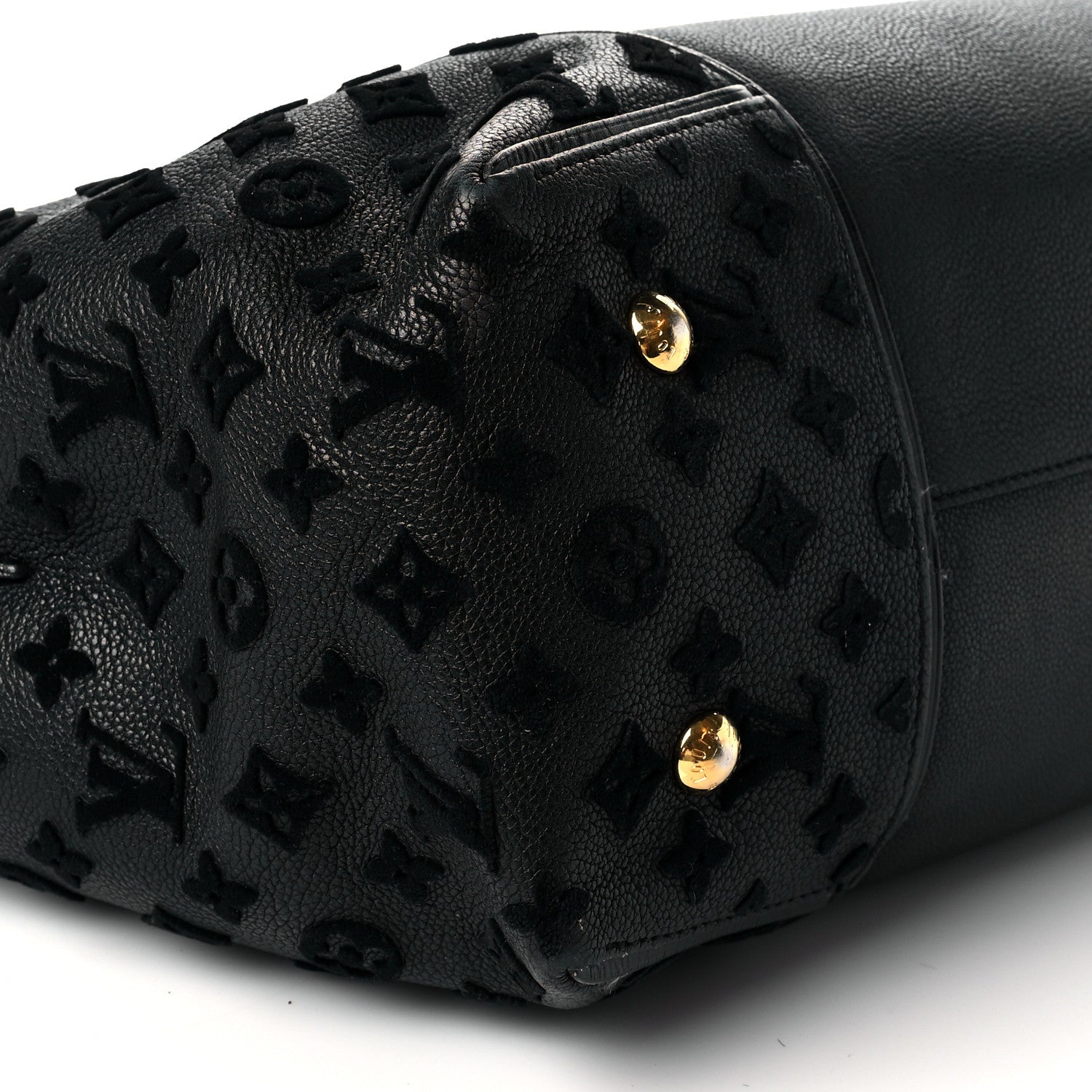 Louis Vuitton Cuir Orfevre Veau Cachemire Tote W GM Black 8 of 19