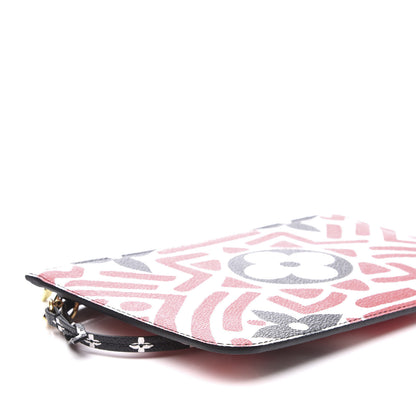 Louis Vuitton Monogram Giant Crafty Neverfull MM GM Pochette Creme Rouge Black 5 of 8