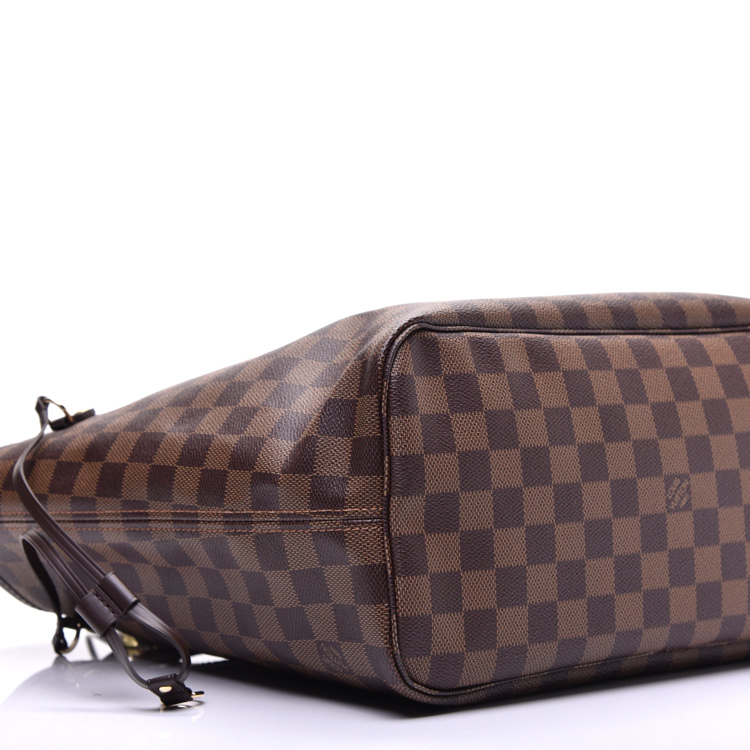 Louis Vuitton Damier Ebene Neo Neverfull MM Rose Ballerine 7 of 9