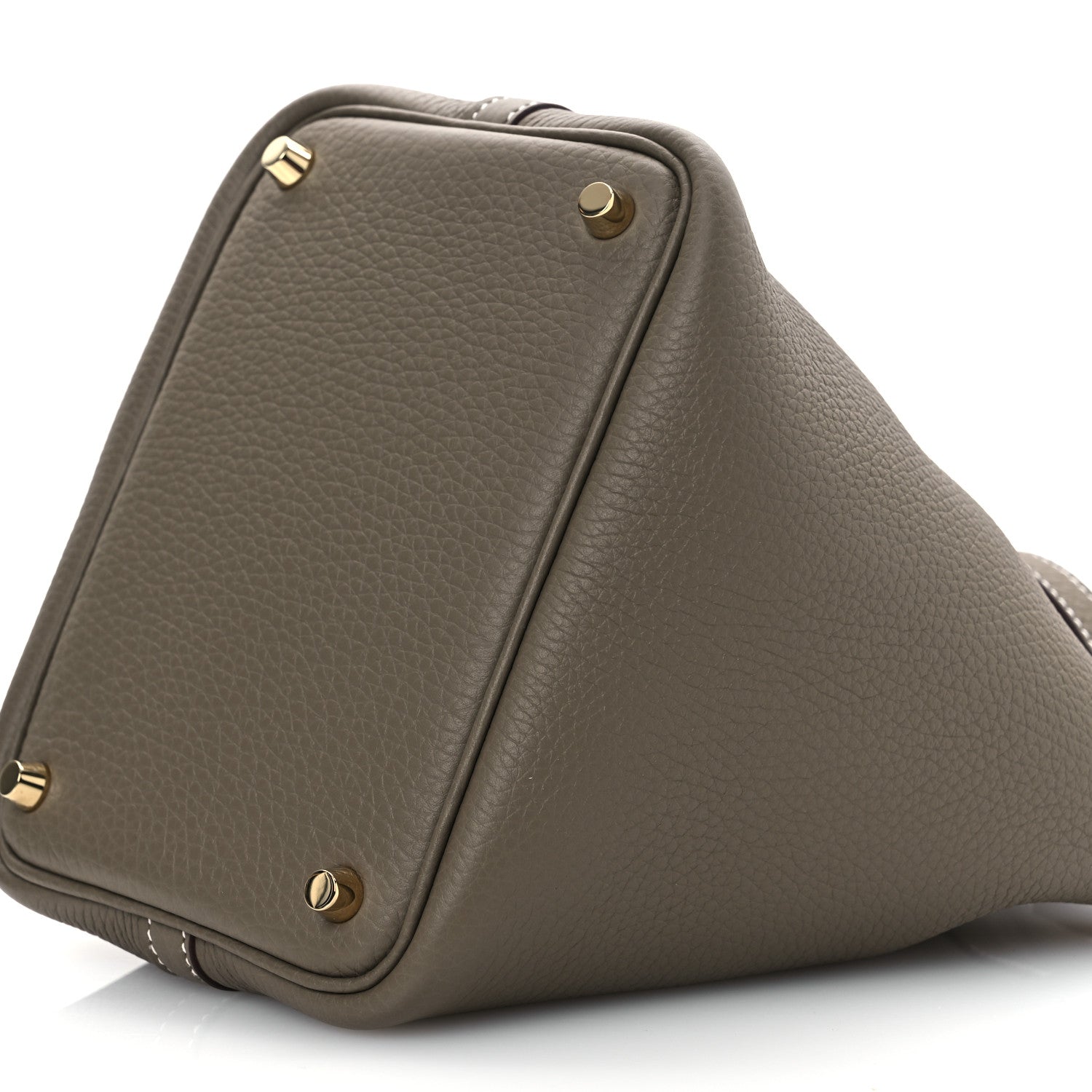 Hermes Taurillon Clemence Picotin Lock 18 PM Etoupe 10 of 12