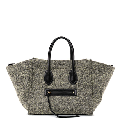 Celine Felt Medium Phantom Luggage Yellow Grey 1 of 13