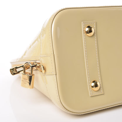 Louis Vuitton Vernis Alma PM Blanc Corail 5 of 15
