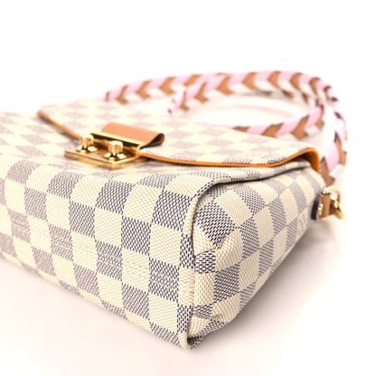 Louis Vuitton Damier Azur Braided Croisette Rose 7 of 8