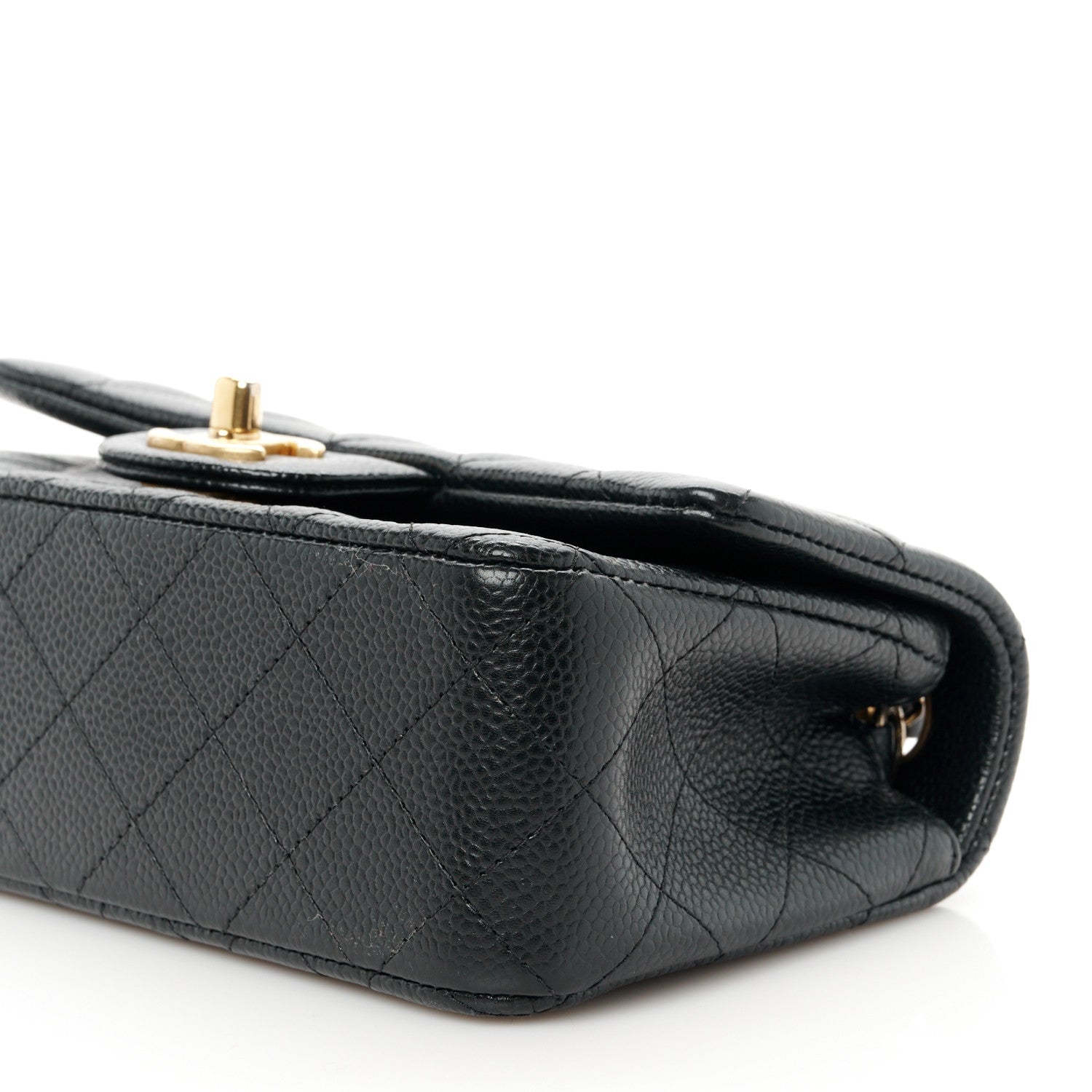 Chanel Caviar Quilted Mini Rectangular Flap Black 11 of 12