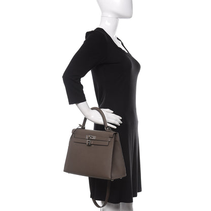 Hermes Epsom Kelly Sellier 28 Etain 2 of 11