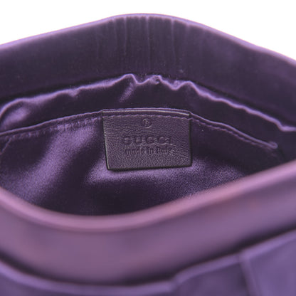 Gucci Satin Hysteria Clutch Purple 6 of 10