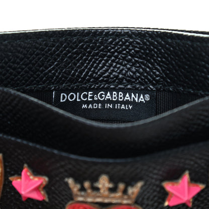 Dolce & Gabbana Dauphine Love Card Holder Black 6 of 6