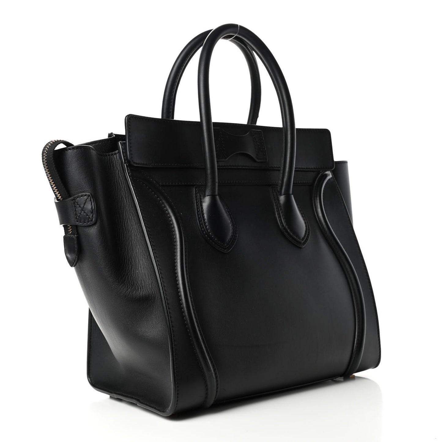 Smooth Calfskin Mini Luggage Black