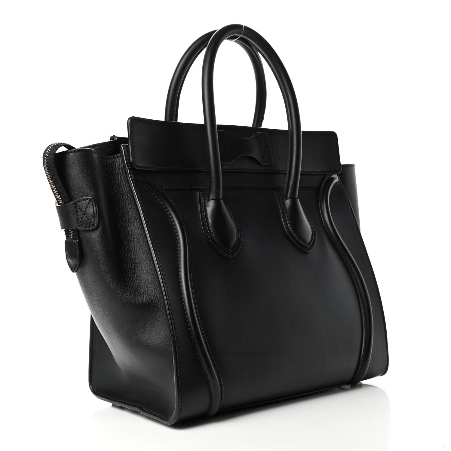 Celine Smooth Calfskin Mini Luggage Black 2 of 4