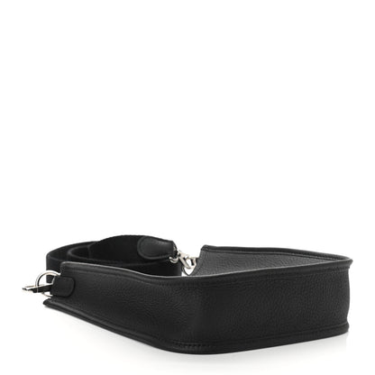 Hermes Taurillon Clemence Evelyne TPM Black 4 of 11