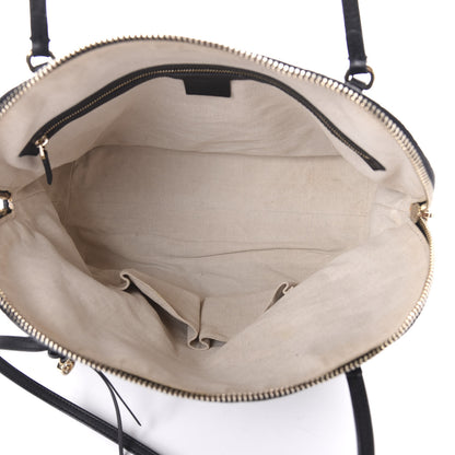 Gucci Guccissima Medium Bree Shoulder Bag Black 5 of 9