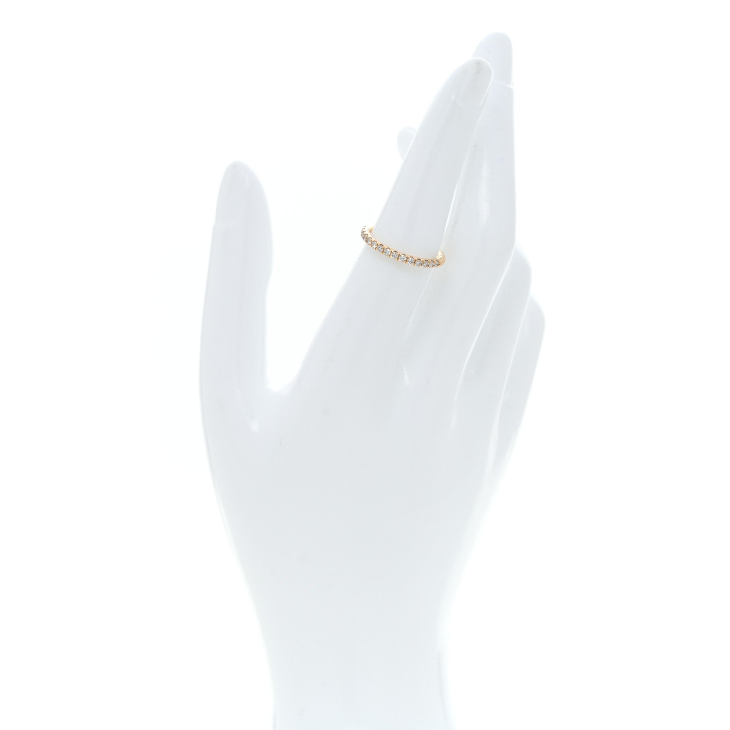 David Yurman 18K Yellow Gold Diamond 2mm Cable Collectibles Band Ring 52 6 2 of 5