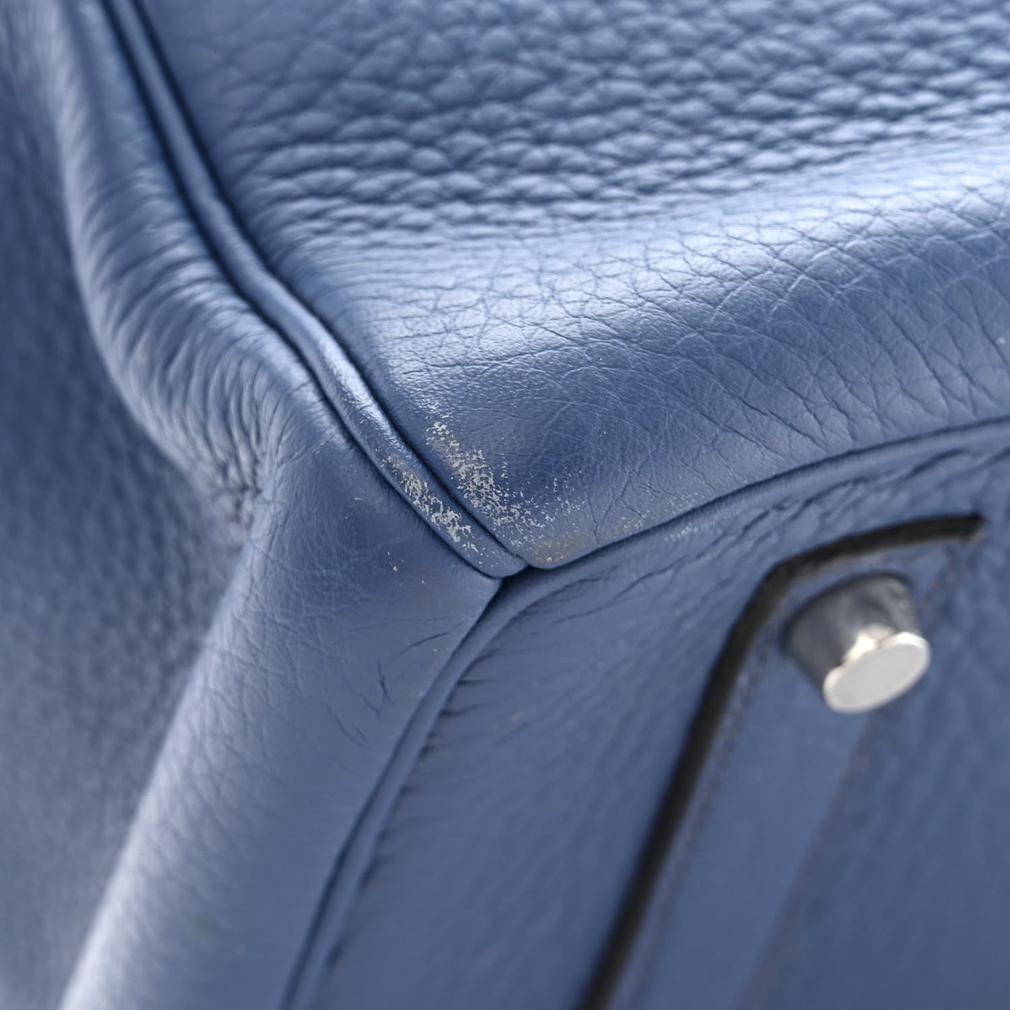 Taurillon Clemence Birkin 35 Bleu Brighton