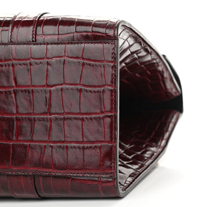 Mulberry Crocodile Embossed Calfskin Bayswater Oxblood 9 of 9