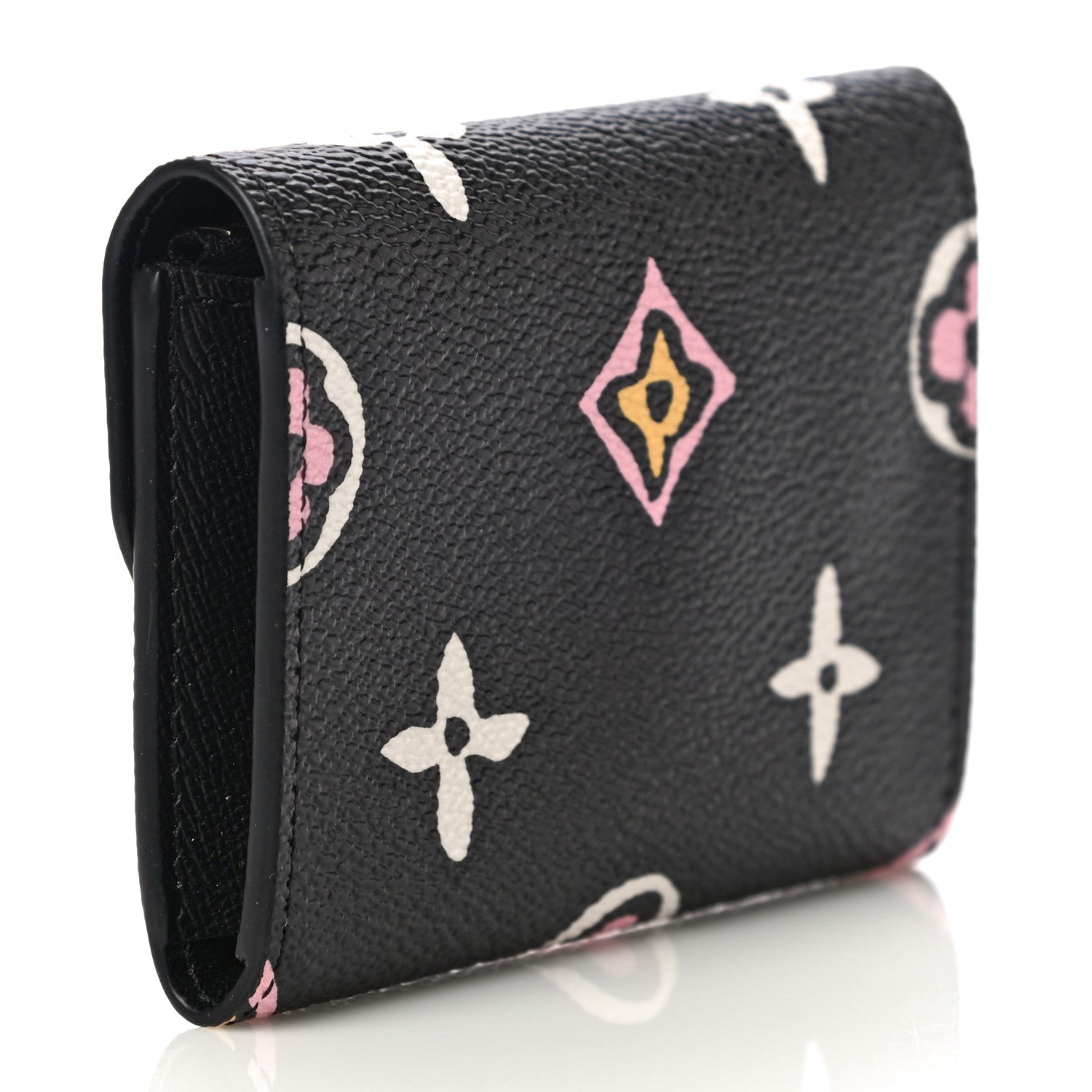 Louis Vuitton Monogram Giant Wild At Heart Rosalie Coin Purse Black 3 of 9