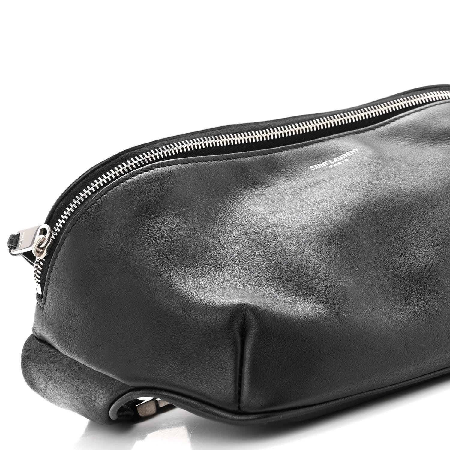 Saint Laurent Calfskin Belt Bag Black 8 of 9