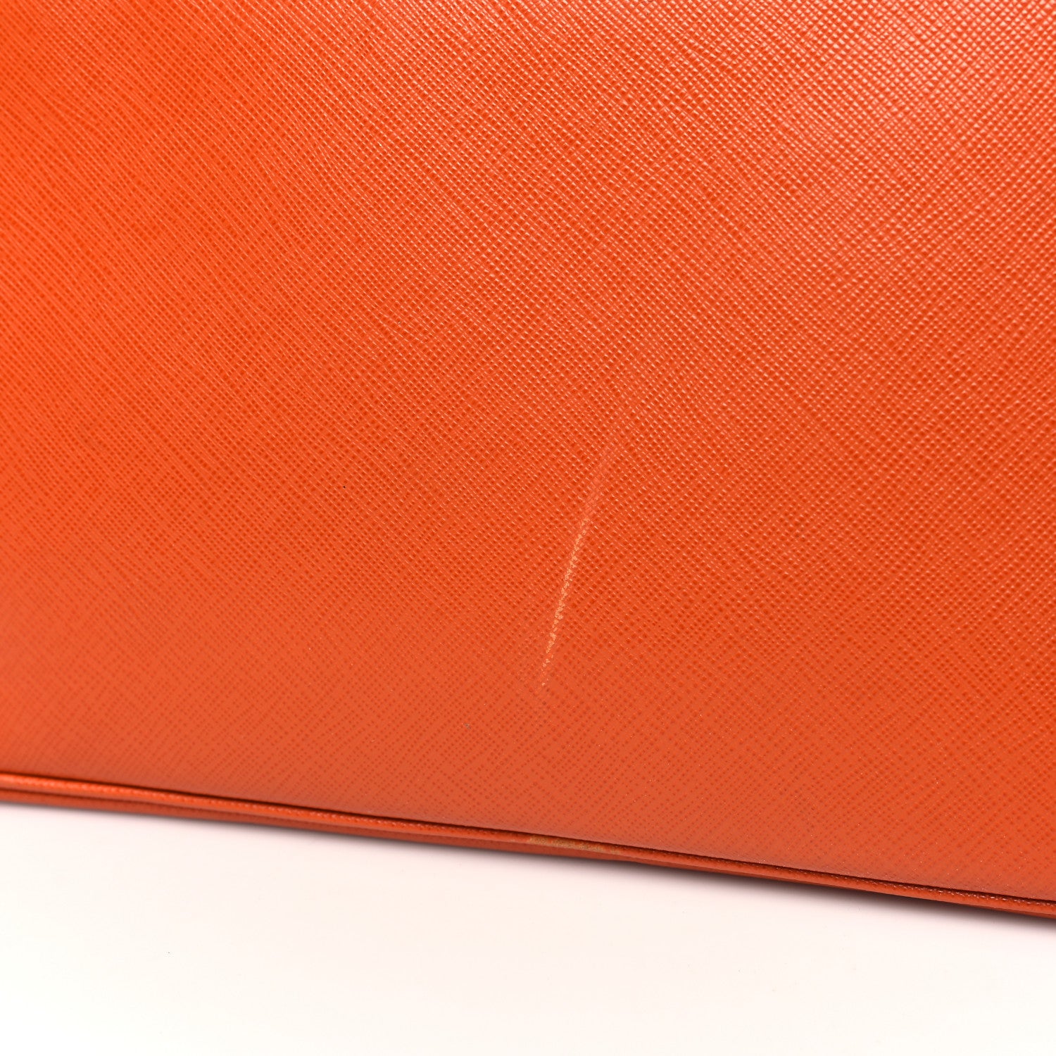 Prada Saffiano Large Galleria Double Zip Tote Papaya 13 of 13