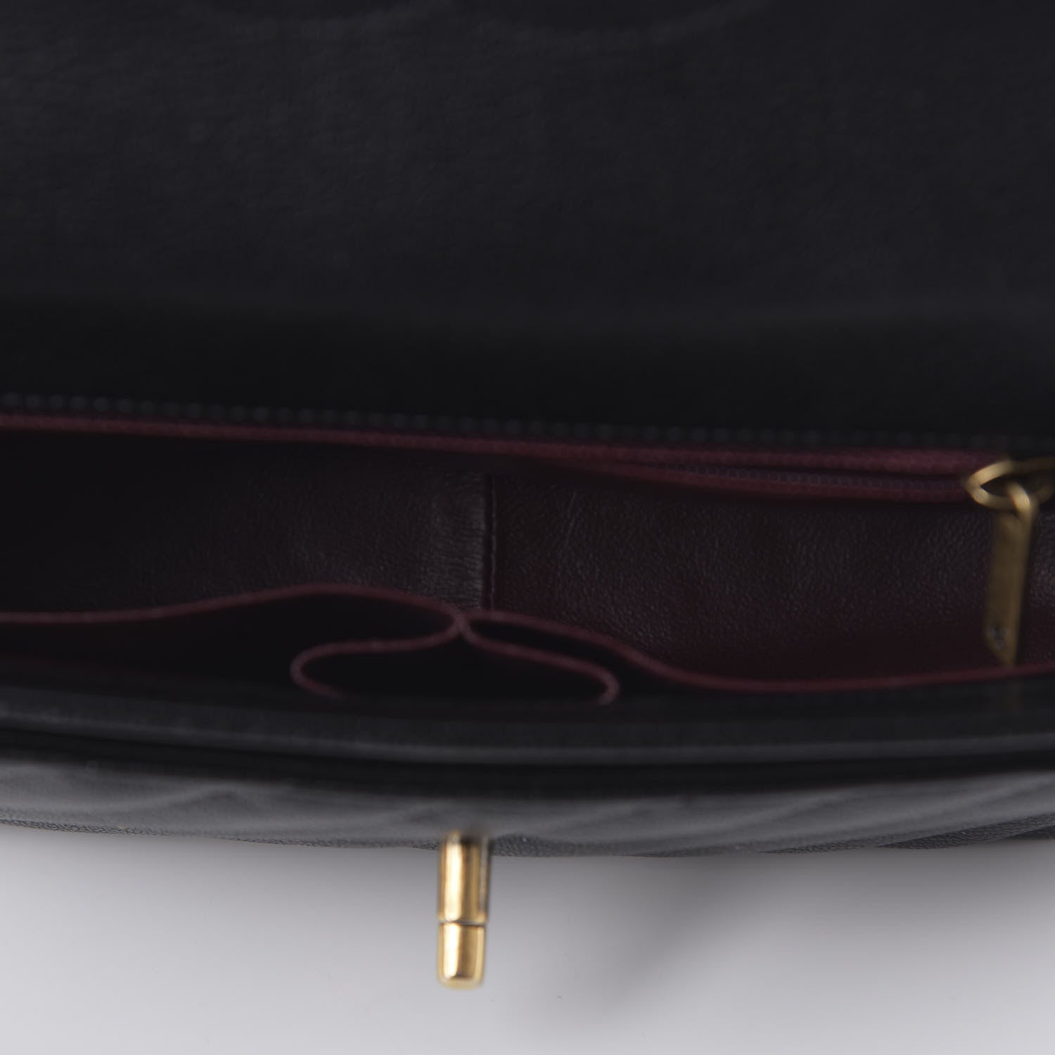 Chanel Goatskin Diagonal Quilted Small Flap Black 5 of 12