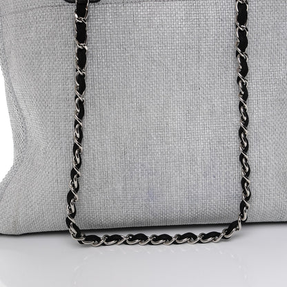 Chanel Canvas Large Deauville Tote Grey 8 of 8