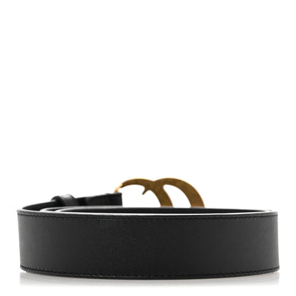 Gucci Calfskin Double G 30mm Belt 75 30 Black 2 of 8