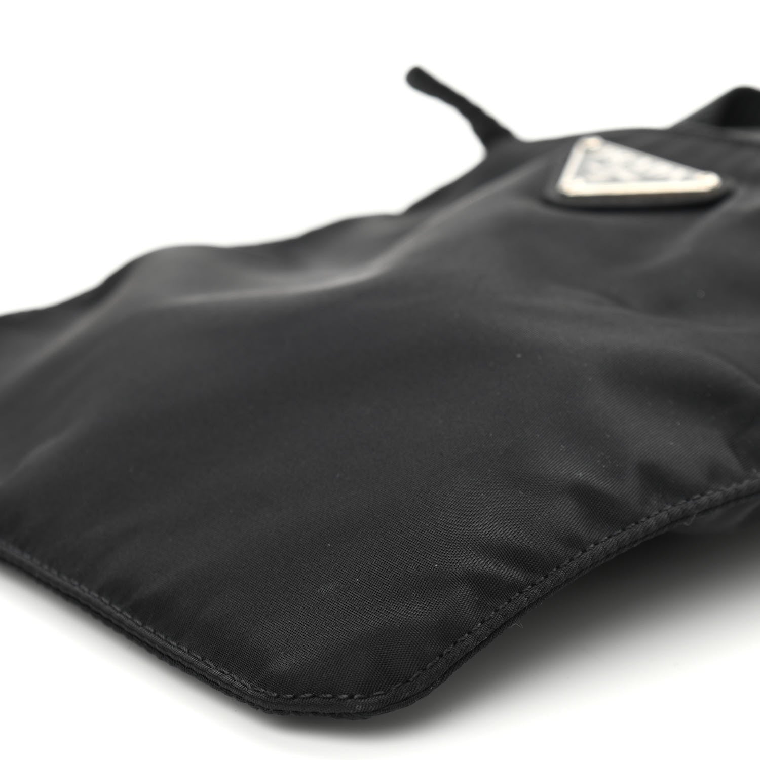 Prada Nylon Vela Flat Messenger Bag Black 17 of 23