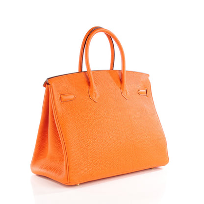 Hermes Togo Birkin 35 Orange 3 of 19