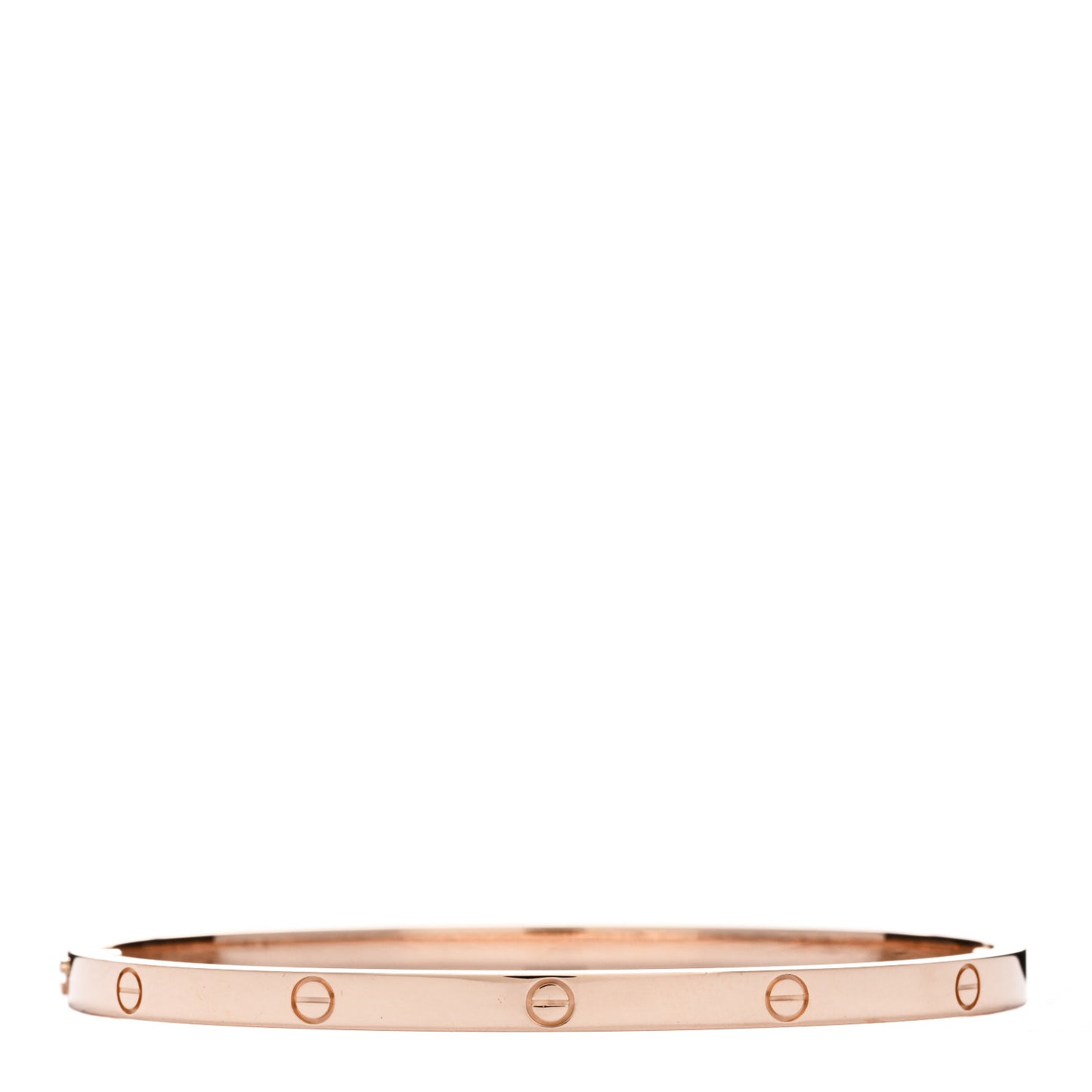 18K Pink Gold Small LOVE Bracelet 17