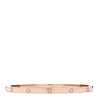 Cartier 18K Pink Gold Small LOVE Bracelet 17 2 of 5