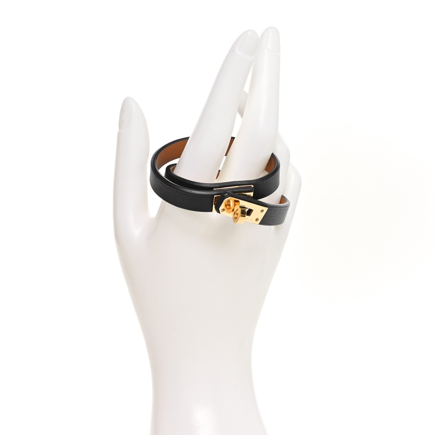 Hermes Swift Mini Kelly Double Tour Bracelet T1 Black 2 of 6