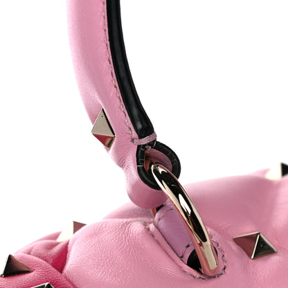 Valentino Garavani Nappa Medium Candystud Top Handle Bag Absolute Disco Pink 23 of 27