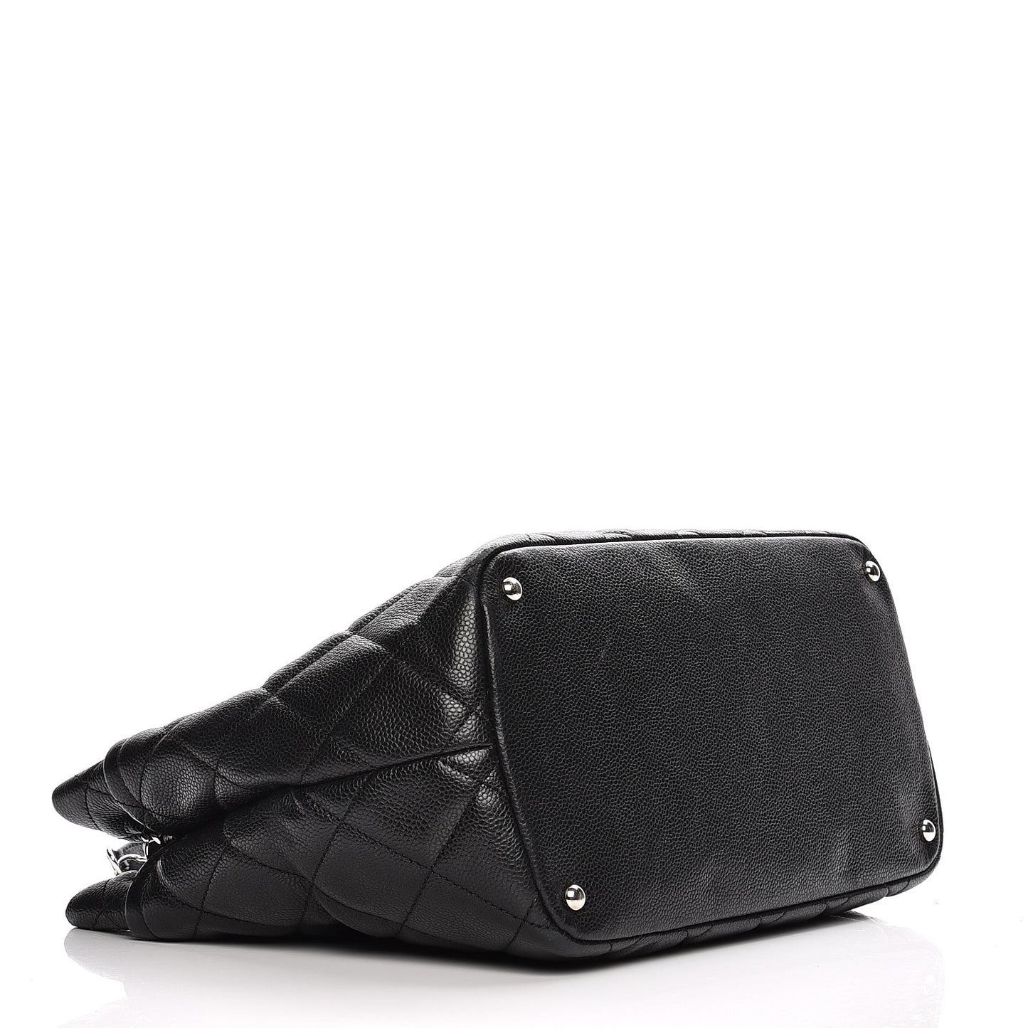 Caviar Quilted Timeless CC Soft Tote Black