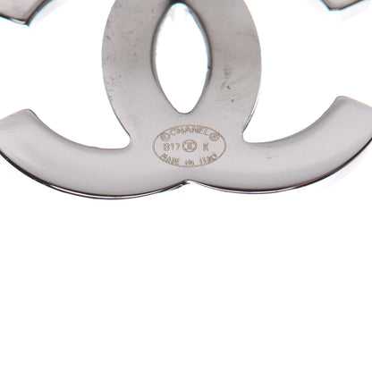 Chanel Crystal CC Earrings Ruthenium 4 of 4