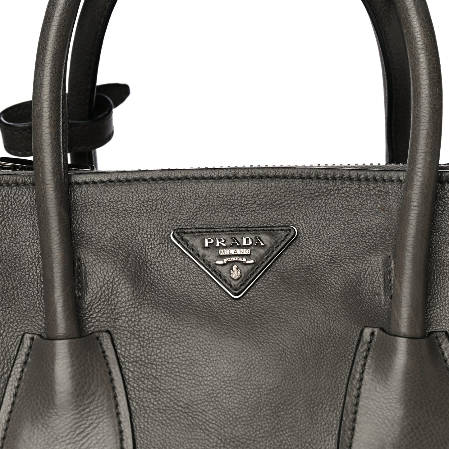 Glace Calf Twin Pocket Tote Marmo