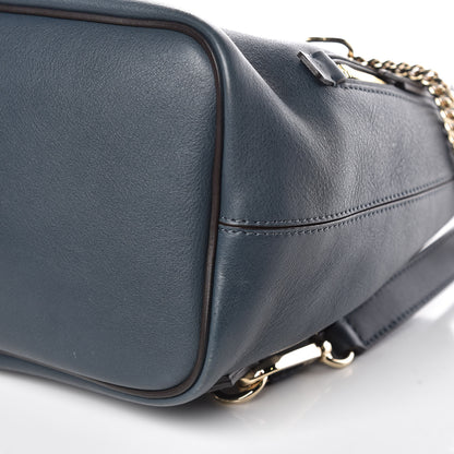Chloe Suede Calfskin Small Faye Backpack Silver Blue 8 of 12