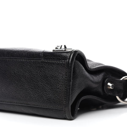 Balenciaga Chevre Silver Metallic Edge Hardware Mini City Black 10 of 15