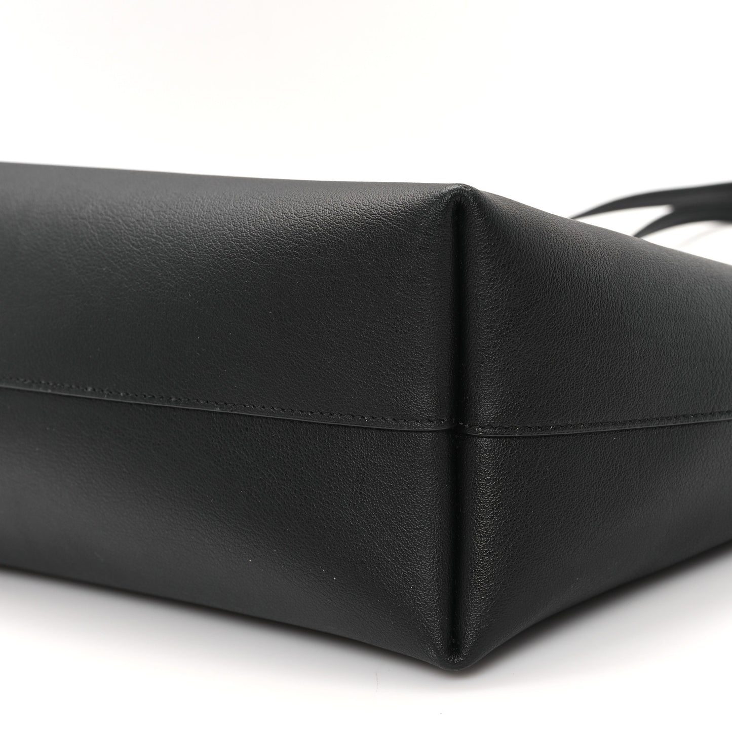 Calfskin Large Shopping Tote Black
