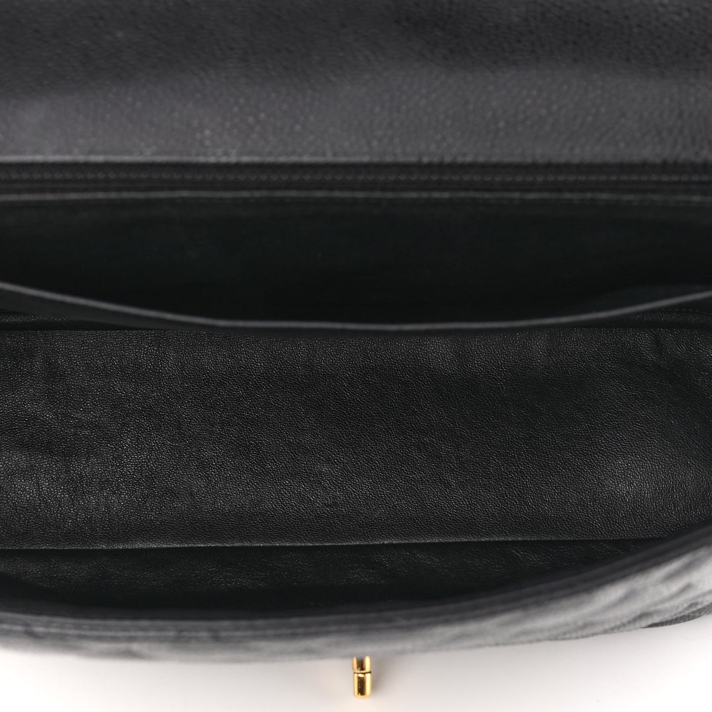 Caviar Quilted Maxi Single Flap Black
