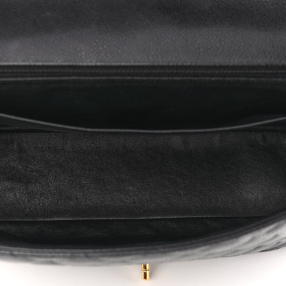 Chanel Caviar Quilted Maxi Single Flap Black 4 of 8